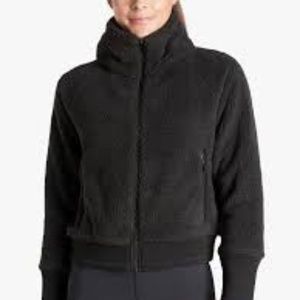 Athleta Black Tugga Sherpa Jacket
